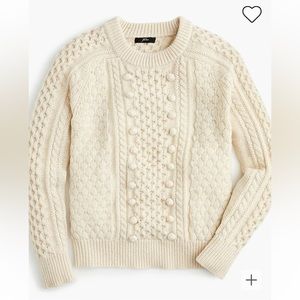 J. Crew Popcorn Cable-knit Sweater